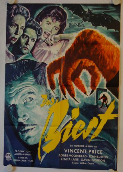 The Bat original release german movie poster